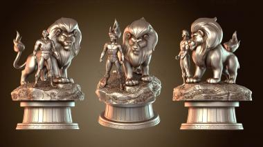 3D model Samson and Goliath (STL)