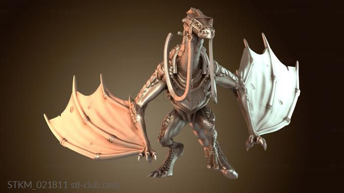 Статуэтки герои, монстры и демоны Scarcrest Kobolan Wyvern Cavalier Commander