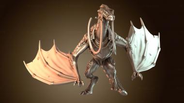 3D model Scarcrest Kobolan Wyvern Cavalier Commander (STL)