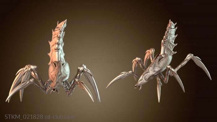 Статуэтки герои, монстры и демоны Научно-фантастический паукообразный плевок А