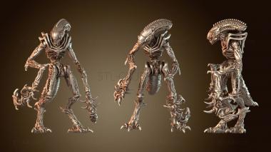 3D model Sci-Fi Xeno Mantis D (STL)