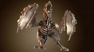 3D model Scream Undead Dragon (STL)