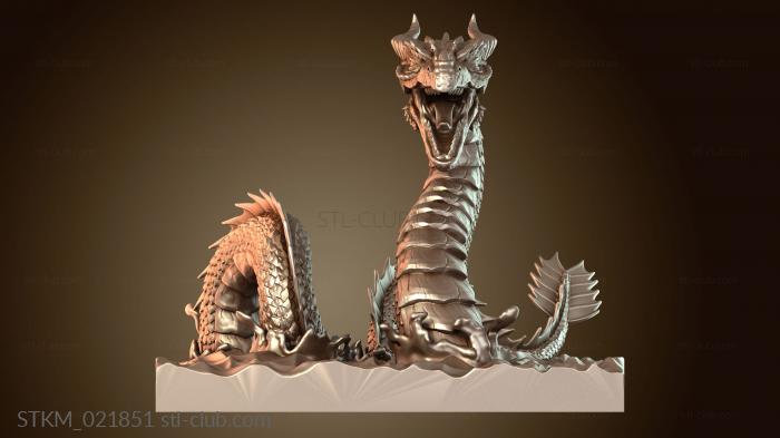Статуэтки герои, монстры и демоны Огромный морской змей