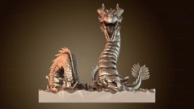 3D модель Огромный морской змей (STL)
