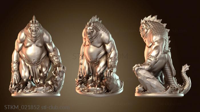 Статуэтки герои, монстры и демоны Морской дьявол - Гигантский Дикарь