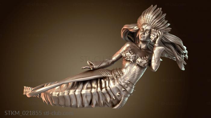 Статуэтки герои, монстры и демоны Морской конёк Русалка снаружи