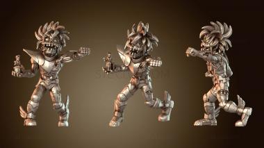 3D мадэль Сейя Зомби (STL)