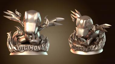 3D model Sekai Agumon Statue (STL)