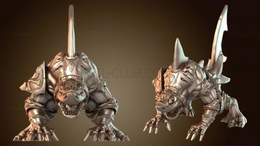 3D model Shark Lizard Arena (STL)