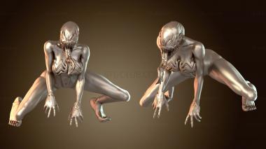 3D мадэль Она Ядовитый Голодный Пришелец Крадущийся (STL)