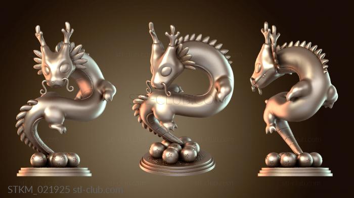 Статуэтки герои, монстры и демоны Шенрон и Гоку Dragon Ball