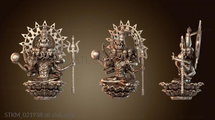 Статуэтки герои, монстры и демоны Шива как Бесконечное Сознание