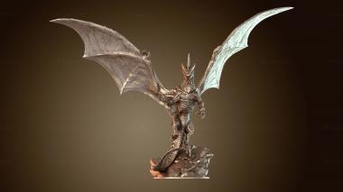 3D model Silver Dragon (STL)