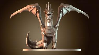 3D model Silver Dragon Regal (STL)