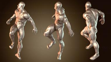 3D мадэль Серебряный Серфер (STL)