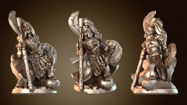 3D model Skeleton Halberd (STL)