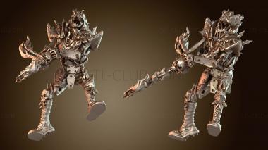 3D мадэль Скелет Маньяк Звезда Брюс (STL)