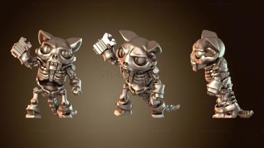3D model Skelle Kat Horde Taser (STL)