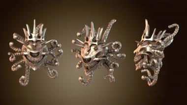 3D model Skull and Death Beholder Tyrant (STL)