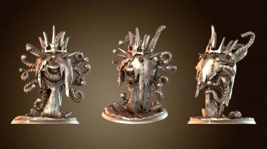 3D model Skull and Death Beholder Tyrant Abyssal (STL)