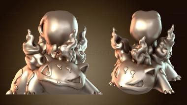 3D model Skullivysaur Ivysaur Skull (STL)