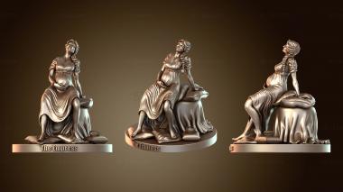 3D model Smiling Girl and Empress (STL)