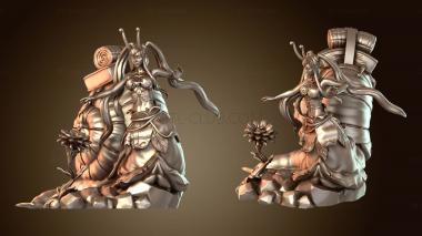 3D модель Улитка-девочка мирная (STL)