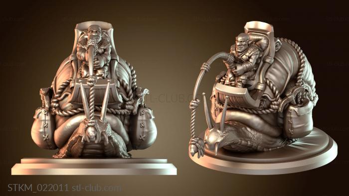 Статуэтки герои, монстры и демоны Улитка с гномом