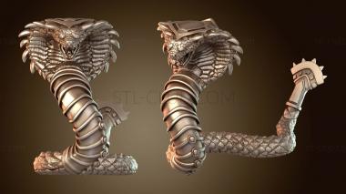 3D model Snake Warrior (STL)