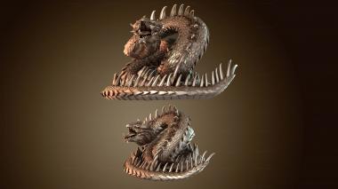 3D model Snake Guardian (STL)