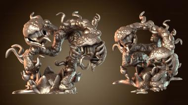 3D model Snapping Plant Double (STL)