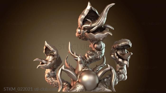 Статуэтки герои, монстры и демоны Щелкающее растение Тройное