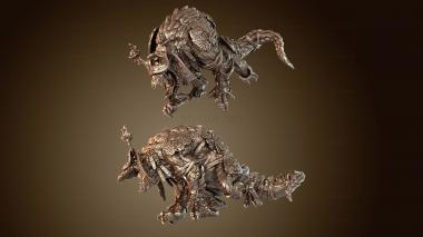 3D model Sobek Akhomani (STL)