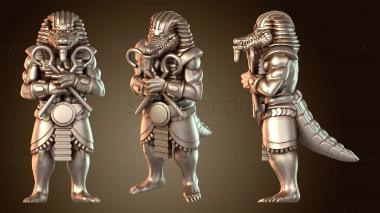3D model Sobek Crocodile God (STL)