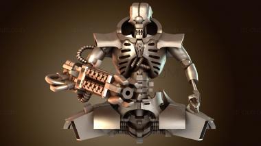 3D model Space Zombie Destructo Convict (STL)