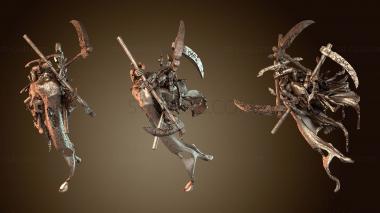 3D model Space Zombies Skinny Wraiths Blade Arms (STL)