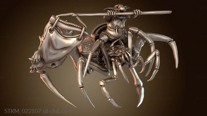 Статуэтки герои, монстры и демоны Spider Banner Mounted