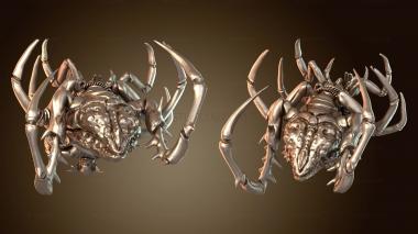 3D model Spider Drummer Mounted (STL)