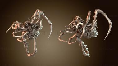 3D model Spider Monk Mounted (STL)