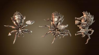 3D мадэль Оседланные наездники на пауках (STL)