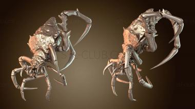 3D модель Паук Простой Дикий (STL)