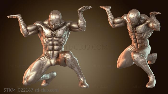 Статуэтки герои, монстры и демоны Человек-паук входит в Песочного человека