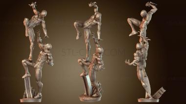 3D model Spiderverse Miles Morales vs Spiderman for Minis (STL)