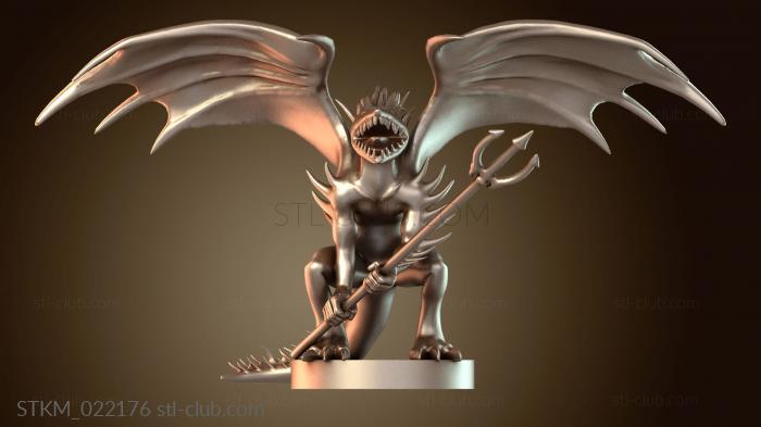 Статуэтки герои, монстры и демоны Скульптура «Дьявол с шипами»