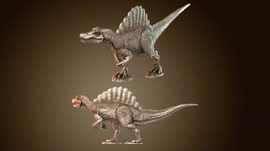 3D модель Спинозавр Свирепый (STL)