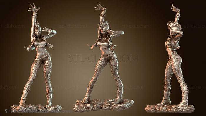 Статуэтки герои, монстры и демоны Шторм Ирокез Панк Фейс