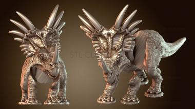 3D model Styracosaurus Back Leg (STL)
