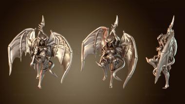 3D мадэль Вариант волос суккуба (STL)