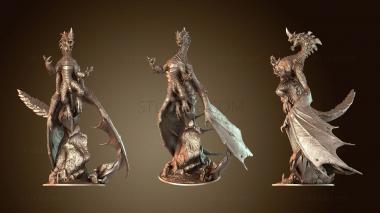 3D model Sultan Blue Chromatic Dragon Legendary (STL)