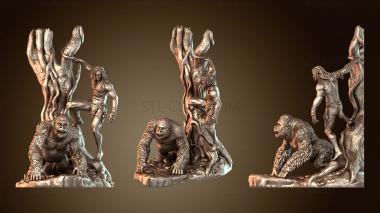 3D модель Тарзан Воин Джунглей (STL)
